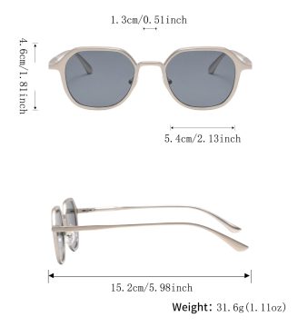 square frame sunglasses