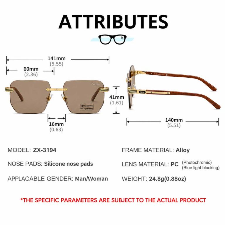 rimless sunglasses mens