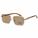 rimless sunglasses mens